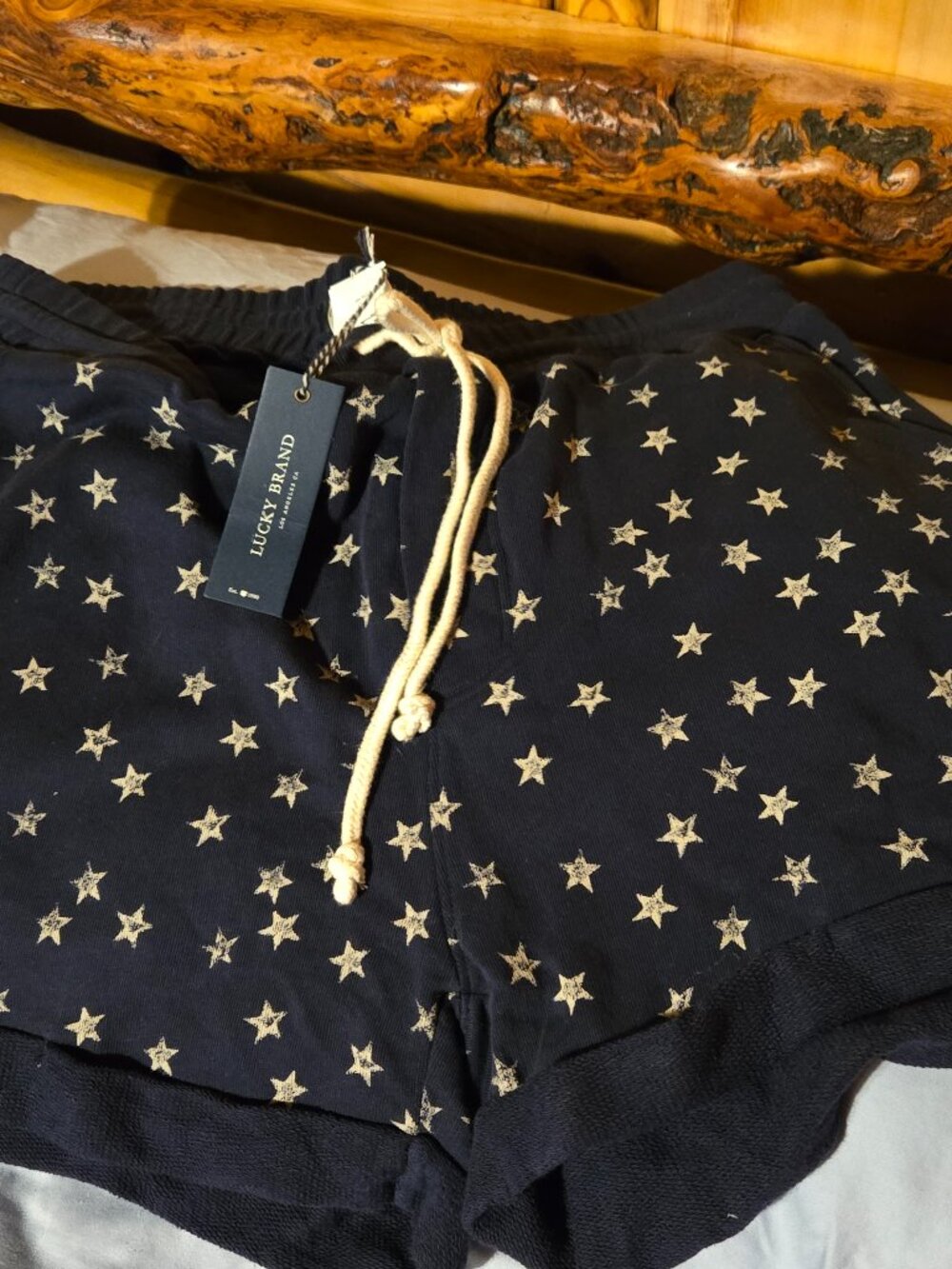 Lucky Brand Drawstring Shorts with  L. NWT